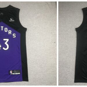 Raptors 43 Pascal Siakam Black Purple Men Jersey