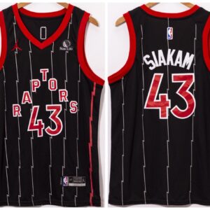 Raptors 43 Pascal Siakam Black City Edition Men Jersey