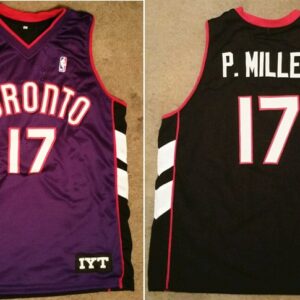 Raptors 17 P. Miller Purple Men Jersey