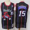 Raptors 15 Vince Carter Purple Hardwood Classics Men Jersey