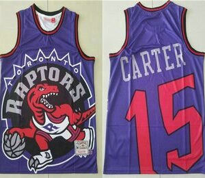 Raptors 15 Vince Carter Mitchell&Ness Big Face Men Jersey