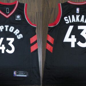 Raptors 43 Pascal Siakam Black Men Jersey