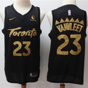 Raptors 23 Fred Vanvleet Black 2019-20 City Edition Men Jersey