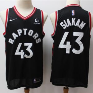 Raptors 43 Pascal Siakam Black Men Jersey