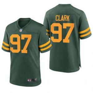 Packers 97 Kenny Clark Green Gold Limited Vapor Jersey