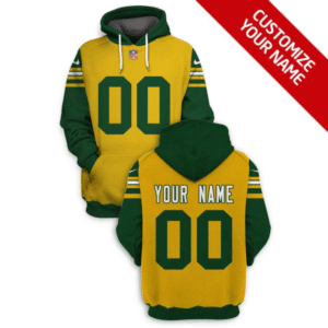 Packers Customized Green Yellow 2021 Stitched New Hoodie