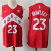 Raptors 23 Fred VanVleet Red Earned Edition Men Jersey