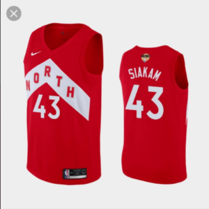 Raptors 43 Pascal Siakam Red 2019 Finals Youth Jersey