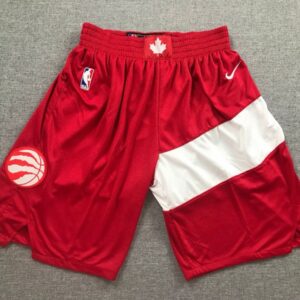 Raptors Red Earned Edition Swingman Shorts
