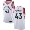 Raptors 43 Pascal Siakam White Swingman Men Jersey