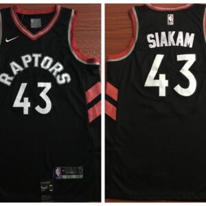 Raptors 43 Pascal Siakam Black Swingman Men Jersey