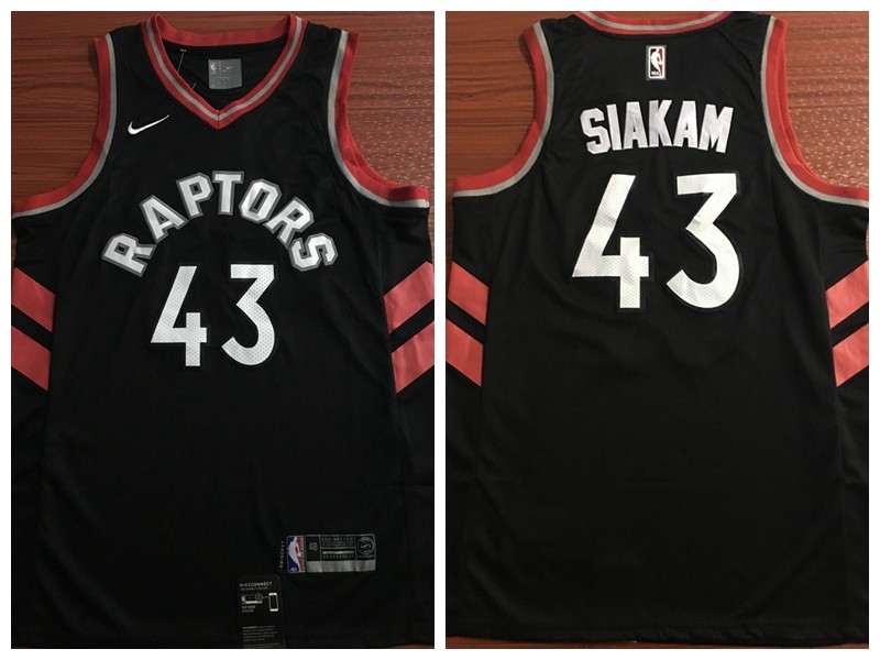 Raptors 43 Pascal Siakam Black Swingman Men Jersey