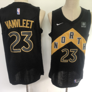 Raptors 23 Fred VanVleet Black City Edition Men Jersey