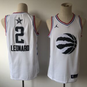 Raptors 2 Kawhi Leonard 2019 All-Star White Swingman Men Jersey