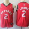 Raptors 2 Kawhi Leonard Red Swingman  Youth Jersey