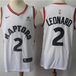 Raptors 2 Kawhi Leonard White Men Jersey