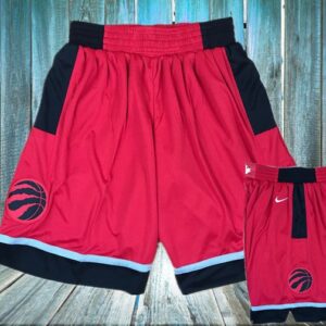 Raptors Red Nike Swingman Shorts