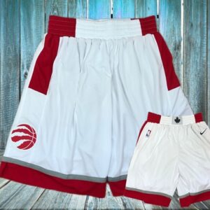 Raptors White Nike Swingman Shorts