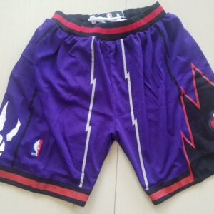Raptors Purple Authentic Shorts