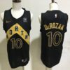 Raptors 10 DeMar DeRozan Black City Edition Men Jersey