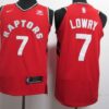 Raptors 7 Kyle Lowry Red Men Jersey