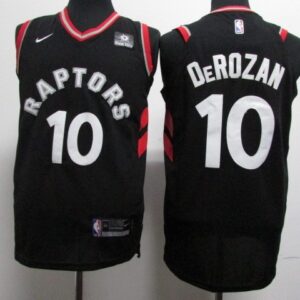Raptors 10 DeMar DeRozan Black Men Jersey