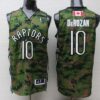 Raptors 10 DeMar DeRozan Camo Canada Flag Swingman Men Jersey