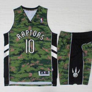 Raptors 10 DeMar DeRozan Camo Canada Flag Swingman Men Jersey With Shorts