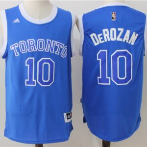 Raptors 10 DeMar DeRozan Light Blue Men Jersey