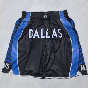 NBA Dallas Mavericks Black Shorts