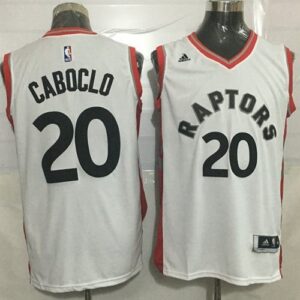 Raptors 20 Bruno Caboclo White Men Jersey