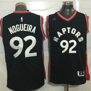 Raptors 92 Lucas Nogueira Black Men Jersey
