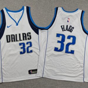 Mavericks 32 Cooper Flagg White Youth Jersey