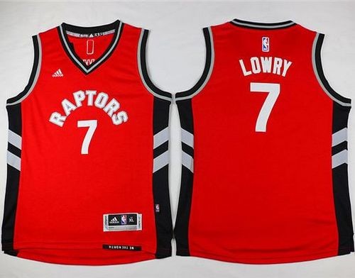 Raptors 7 Kyle Lowry Red Youth Jersey