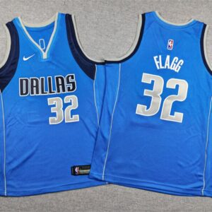 Mavericks 32 Cooper Flagg Blue Youth Jersey