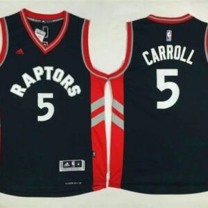 Raptors 5 DeMarre Carroll Black Men Jersey