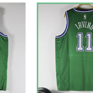 Mavericks 11 Kyrie Irving  Green Men Jersey
