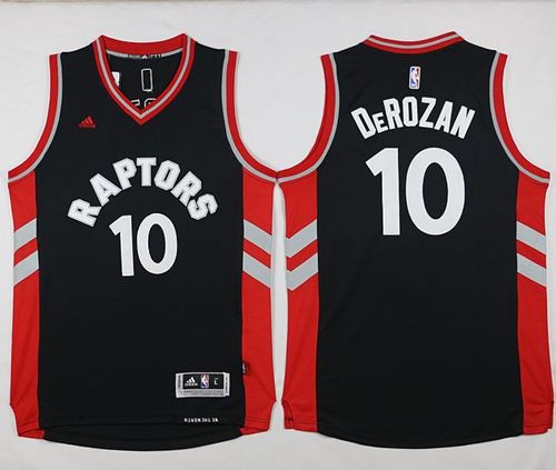 Raptors 10 DeMar DeRozan Black Revolution 30 Men Jersey