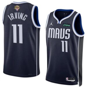 Mavericks 11 Kyrie Irving Navy 2024 Finals Jordan Men Jersey
