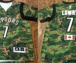 Raptors 7 Kyle Lowry Camo Pride Men Jersey