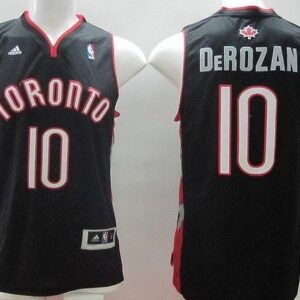 Raptors 10 DeMar DeRozan Black Revolution 30 Men Jersey