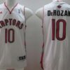 Raptors 10 DeMar DeRozan White Revolution 30 Men Jersey