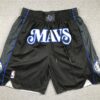 Mavericks Black Shorts