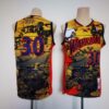 Warriors 30 Stephen Curry Hardwood Classics Men Jersey