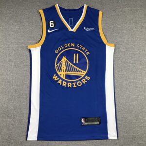 Warriors 11 Klay Thompson Blue 2022-23 New Men Jersey