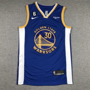 Warriors 30 Stephen Curry Blue 2022-23 New Men Jersey