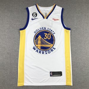 Warriors 30 Stephen Curry White 2022-23 New Men Jersey