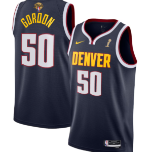 Nuggets 50 Aaron Gordon Navy 2023 Finals Champions Men Jersey