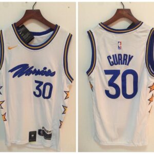 Warriors 30 Stephen Curry White Men Jersey