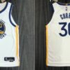 Warriors 30 Stephen Curry White New AU Style Men Jersey